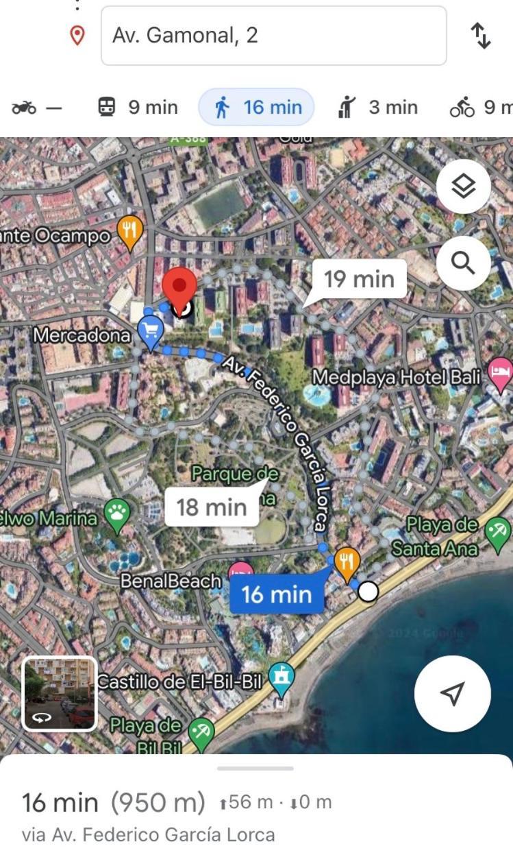 贝纳尔马德纳Vista A La Playa, Cerca Del Centro Con Piscina公寓 外观 照片